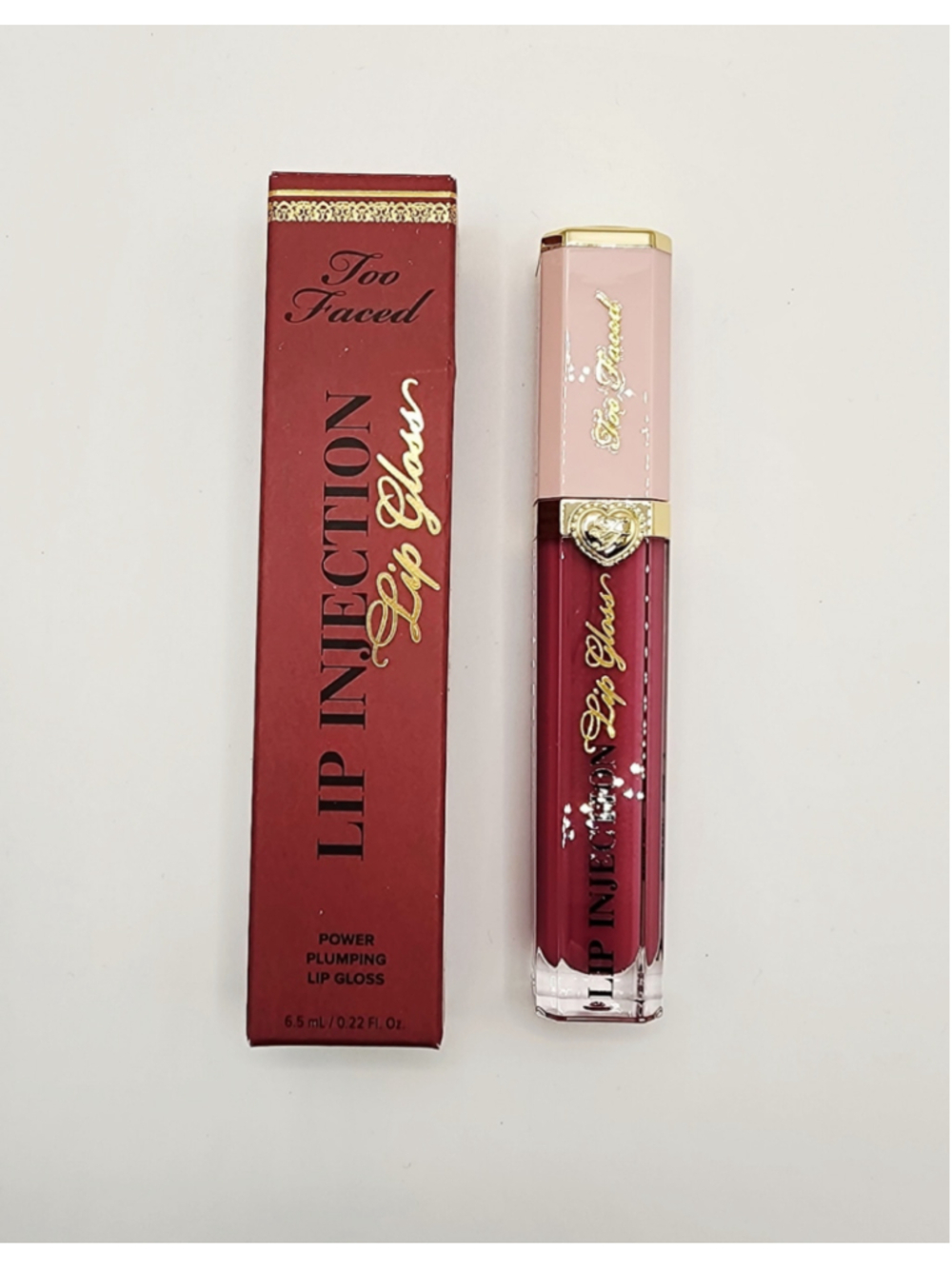 Too Faced Lip Injection Lip Gloss “Wanna Play?” 6.5mL New in Box